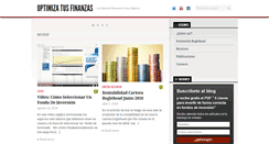 Desktop Screenshot of optimizatusfinanzas.com