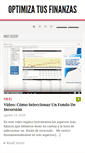 Mobile Screenshot of optimizatusfinanzas.com