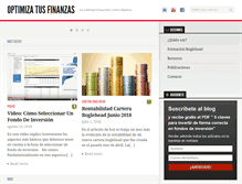 Tablet Screenshot of optimizatusfinanzas.com